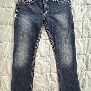 Silver Jeans Blue Straight Leg Denim
